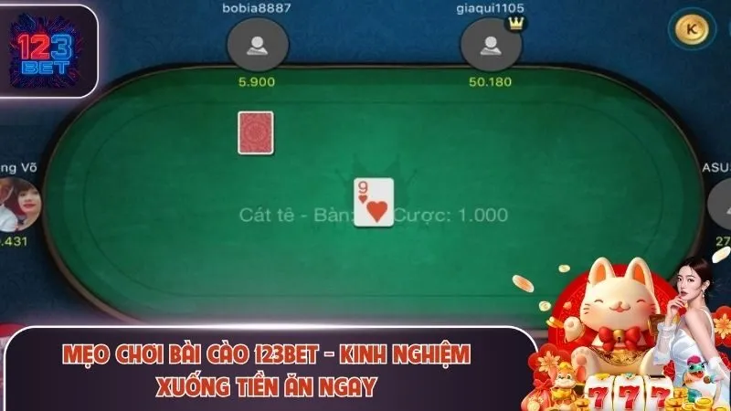 Mẹo chơi bài cào 123Bet